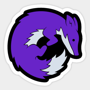 The Purple Fox Sticker